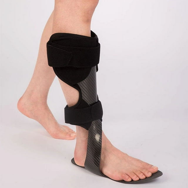 Carbon Fiber AFO Brace Ankle Foot Orthosis AFO Rehabilitator Foot Drop ...