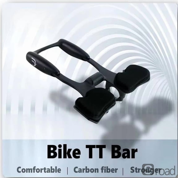 Carbon Fiber Aero Bars, 290g Lightweight Adjustable Triathlon TT Base Bars With Removable Pads For Road Bike, 31.8mm Clamp, Ergonomic Arm Rest For Long Distance Cycling
