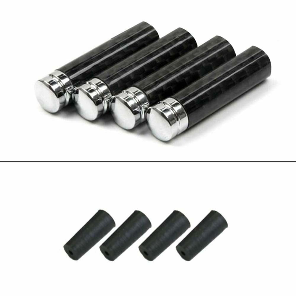 4PCS Car Door Lock Knobs, Carbon Fiber Auto Door Lock Pin Cover, Interior  Vehicle Door Pull Pins, Door Bolt Decorative Modification Cover, Car Decor