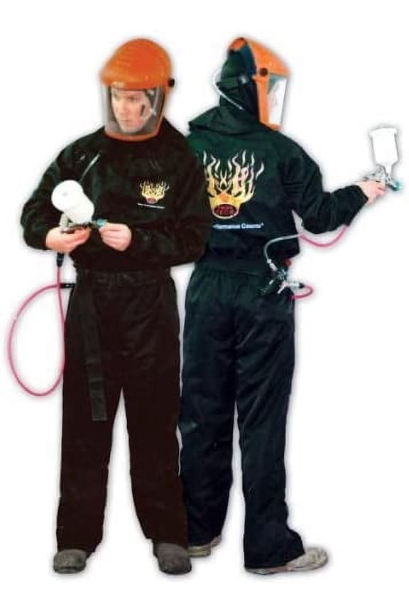 Carbon Fiber Anit-Static Paint Spray Suit XX-Large Black