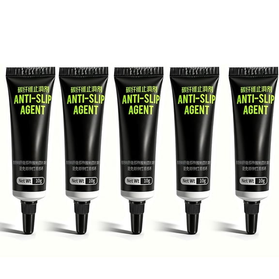 Carbon Fiber Anti-Slip Paste for Bikes, Professional Bicycle Grease for Seatpost, Stem & Fork, Prevents Slipping & Eliminates Creaking Noises(RL 5 PCS)