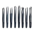 thumbnail image 1 of Carbon Fiber Anti-static tweezer for Jewelry Craft DIY Beauty Electronics Repair, 1 of 17