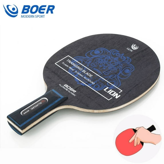 Carbon Fiber & Aryl Group Fiber Table Tennis Blade 7 Ply Ping Pong Blade