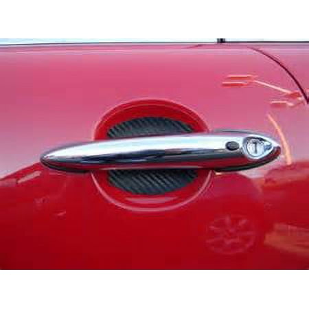 Carbon Fiber Auto Accessory Door Handle Scratch Cover Guards Protector Buick 4pk