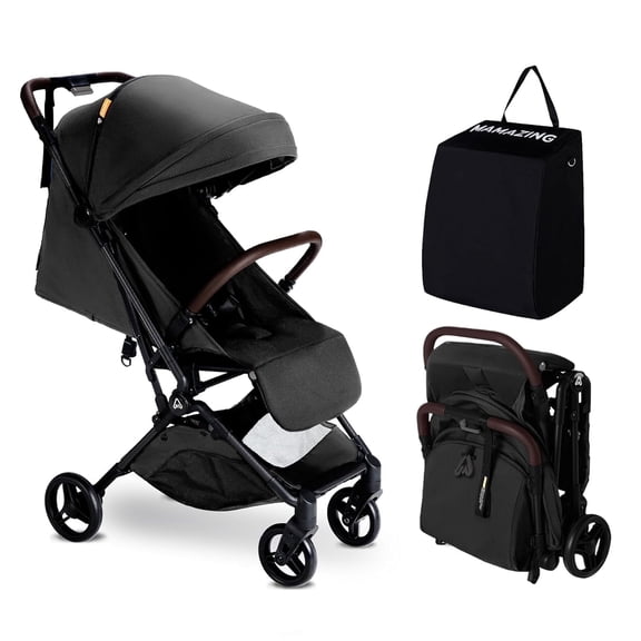Carbon Fiber Baby Stroller Travel Lightweight Compact Stroller Easy-Fold Design Infant to Baby Toddler