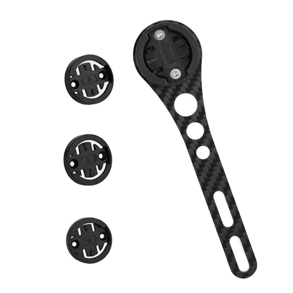 Carbon Fiber Bicycle Computer Holder Speedometer Light Mount Holder For Garmin