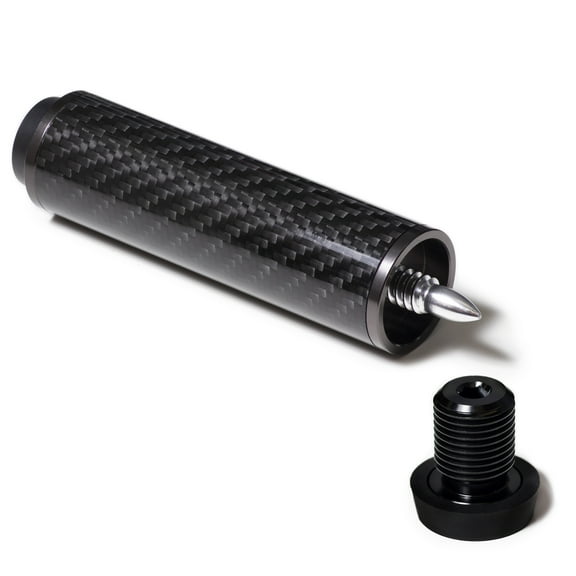 Carbon Fiber Billiard Pool Cue Extension with Bumper/Adapter for Predator Pool Cues 4.25"