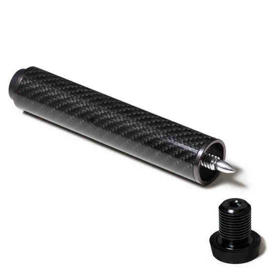 Carbon Fiber Billiard Pool Cue Extension with Bumper/Adapter for Predator Pool Cues 8.3"
