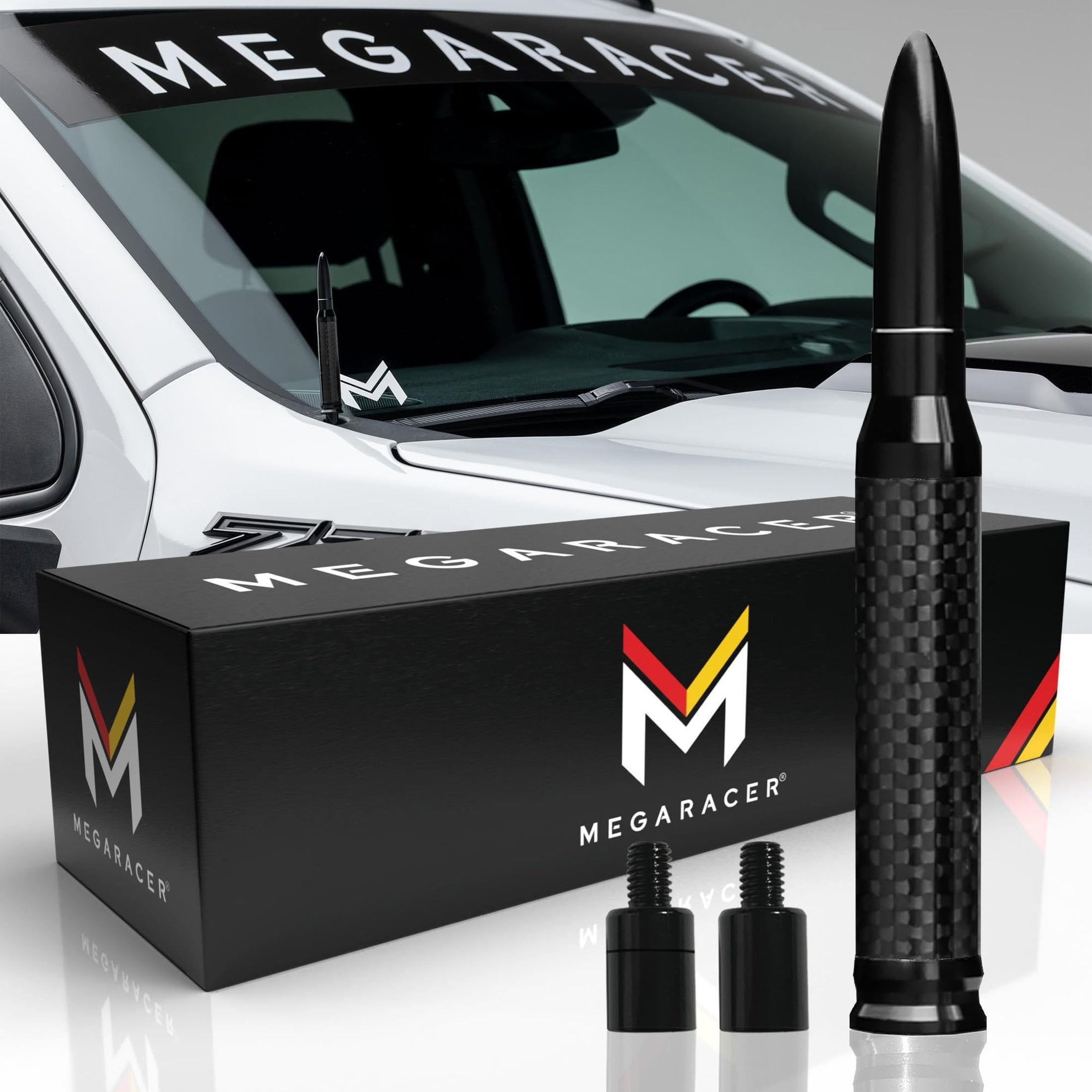 Carbon Fiber Bullet Antenna for Silverado Sierra 1999-2024 Trucks ...