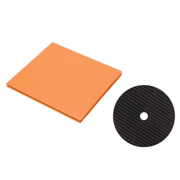 Carbon Fiber CD DVD Stabilizer, CD DVD Stabilizer Improve Sound Quality For Top Tray Player Black