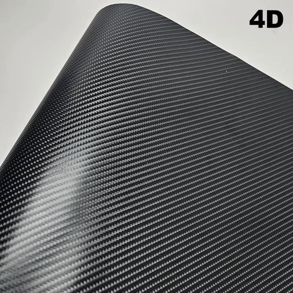 Carbon Fiber Car Body Film Black Vinyl Auto Wrap Sticker Matte Glossy Motorcycle Protective Film 6D 5D 4D 3D Vehicle Cover Foil30x200cm(12x79in)