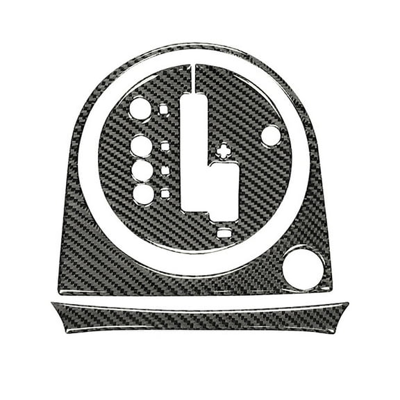 Carbon Fiber Car Gear Shift Panel Cover Trim Sticker for Nissan 350z 2006-2009 Lefthand drive