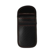 Carbon Fiber Car Key Signal Blocker Pouch   Anti-Hacking RFID Faraday Bag for Keyless Entry, 100% Block Fob Amplification, Prevent Vehicle Theft