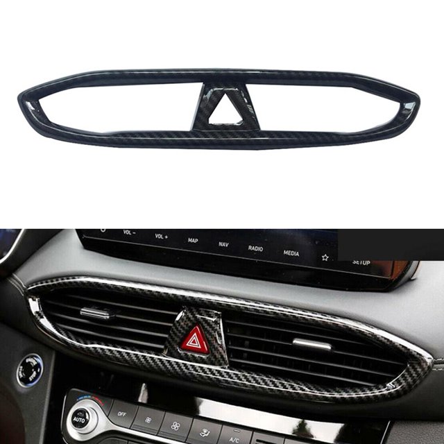 Carbon Fiber Dashboard Side Air Vent Ac Outlet Cover Trim Fo | Cuotas Sin Interés - Foto 7