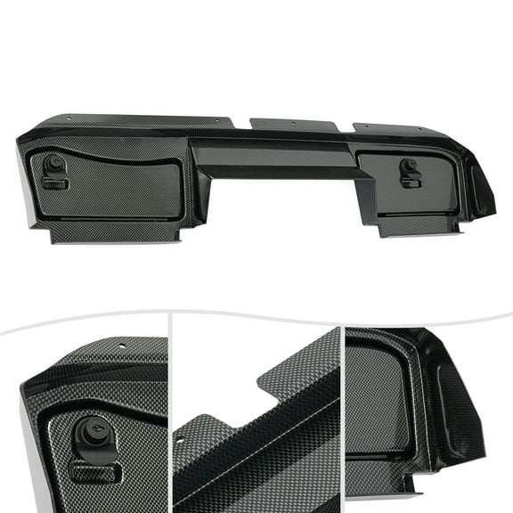 Carbon Fiber Color Dash Cover, Dash Cover Kit with Keys, For2008-2015 EZGO RXV Golf Cart