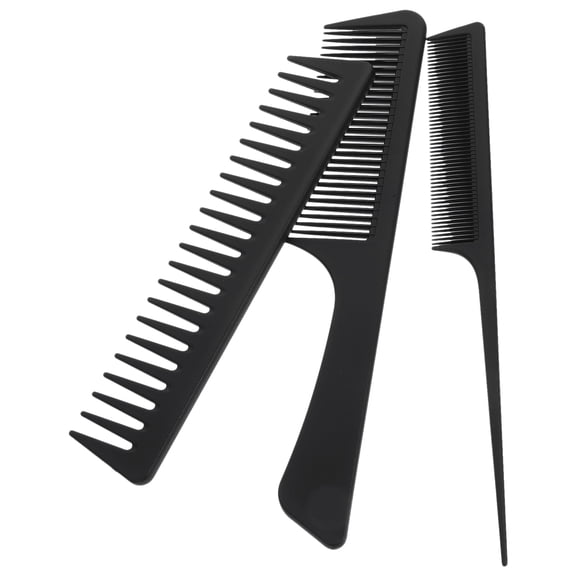 Carbon Fiber Comb Straight Hair Combs for Women Static Electricity Wide Tooth Women's
