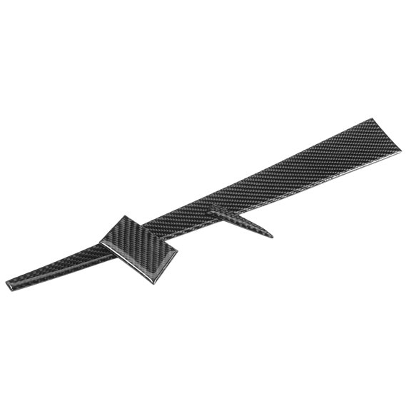 Carbon Fiber Copilot Storage Box Trim for Mitsubishi Lancer 2008-2016 - 3Pcs Set LHD Interior Dashboard Panel Upgrade