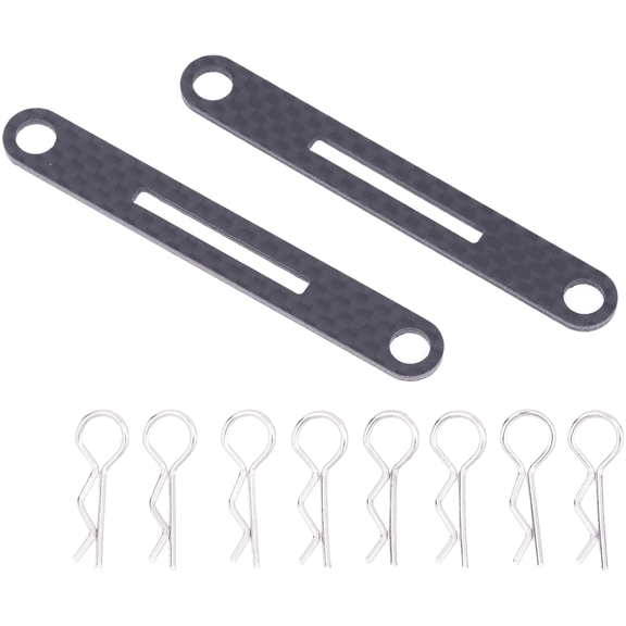 Carbon Fiber Crossmember Body Mount Post For Tamiya TT02 XV01 XV02 1/10 RC Car Enhanced Stability Shell Support Reinforcement Upgrade Quick Install Racing Accessory
