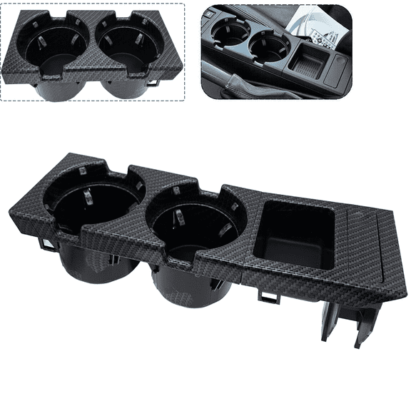 Carbon Fiber Cup Holder for BMW E46 3 Series 323 325 328 1998-2005 51168217953