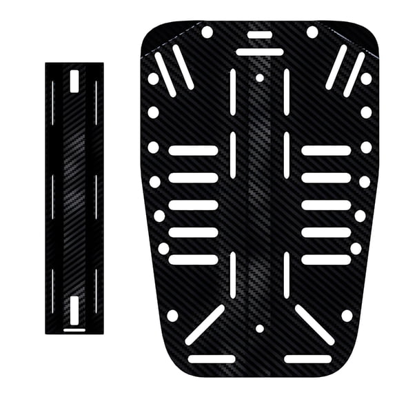 Carbon Fiber Diver BCD Harness Back Plate For Technical Diver Enduring