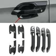 Carbon Fiber Door Handle Bowl& Side Door Handle Cover Trim for Isuzu D