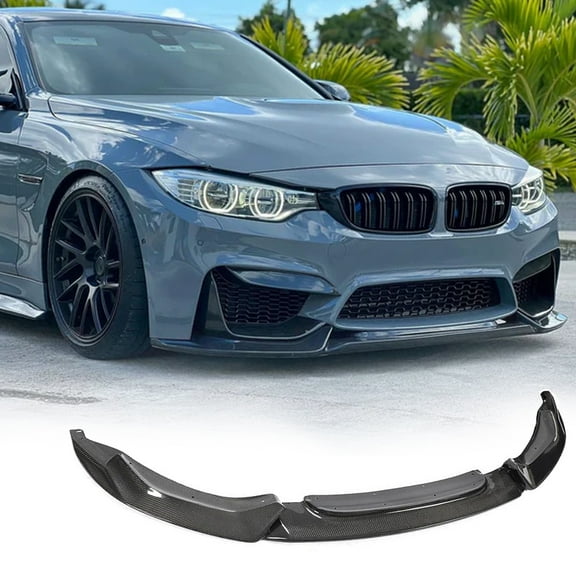 Carbon Fiber F80 Front Bumper Splitter Lip For BMW F80 M3 F82 F83 M4 2 Door 4 Door 2014-2019 Front Lip Chin Spoiler Splitter