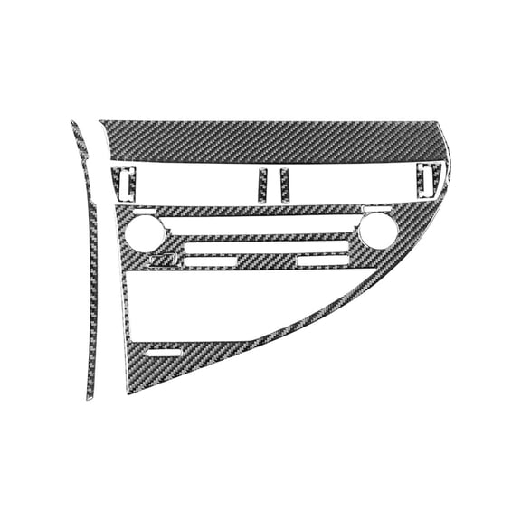 Carbon Fiber For Lexus RX350 RX450H 2010-2012 LHD Center Console CD Panel Frame Cover Trim Interior Accessories