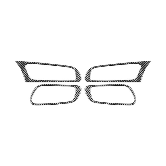 Carbon Fiber For Subaru For Legacy/Outback 2005-2009 Car Inner Door Handle Panel Trim Cover Interior Accessories