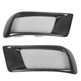 Carbon Fiber Front Bumper Air Duct Grille Fog Covers Replacement for