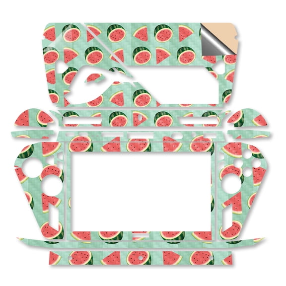 Carbon Fiber Gaming Skin Compatible With Asus ROG Xbox Ally X (2025) - Watermelon Patch - Premium 3M Vinyl Protective Wrap Decal Cover - Easy To Apply | Crafted in the USA by