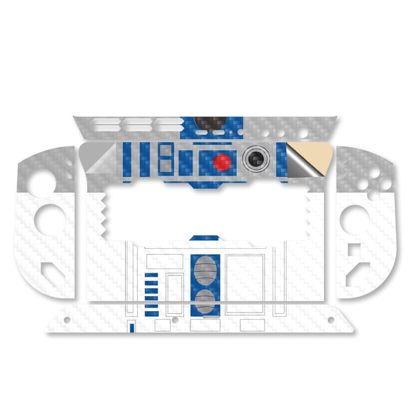 Carbon Fiber Gaming Skin Compatible With Lenovo Legion Go S (2025) - Cyber Bot - Premium 3M Vinyl Protective Wrap Decal Cover - Easy To Apply | Crafted in the USA by MightySkins