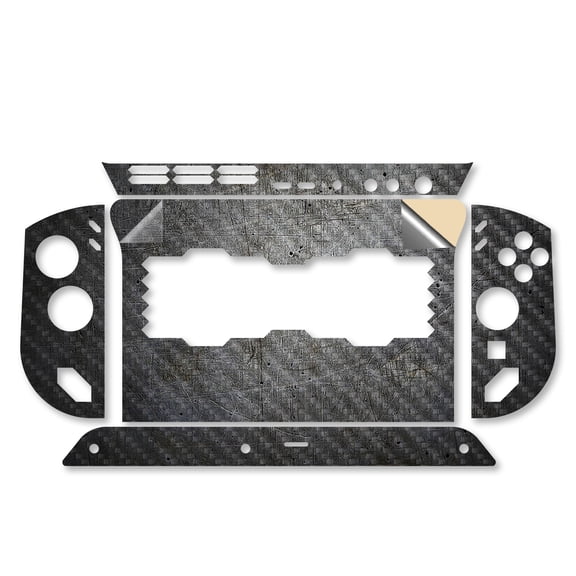 Carbon Fiber Gaming Skin Compatible With Lenovo Legion Go S (2025) - Scratched Up - Premium 3M Vinyl Protective Wrap Decal Cover - Easy To Apply | Crafted in the USA by MightySkins