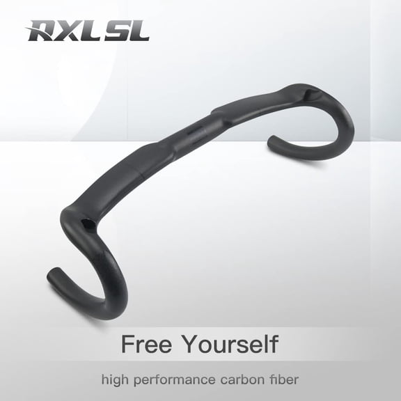 Carbon Fiber Handlebars for Road Bike 42cm Drop Bars 31.8 Diameter