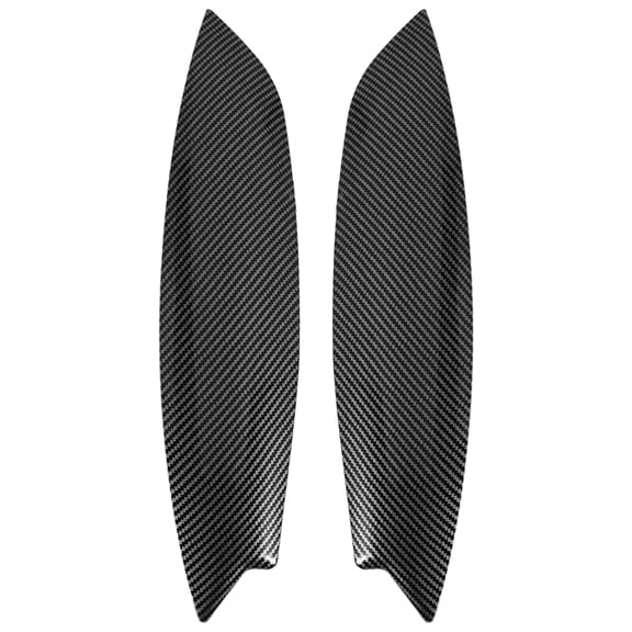 Carbon Fiber Headlights Eyebrows Eyelids Cover Eyelash Head Light Lamp Stickers for Golf 5 R32 MK5 2005 2006 2007