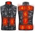 thumbnail image 1 of Carbon Fiber Heated Vest for Men Women - 3-Second Fast Heating Jacket XL, USB Rechargeable Electric Coat for Winter Sports, Outdoor Work & Gifts, Machine Washable, 1 of 5