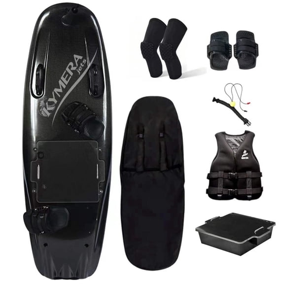 XRELIATECH Carbon Fiber High-Speed Electric Surfboard,14 KW Water Jet Surf Board,Max Speed 55 km/h,Battery Life 60 Min,IP67 Waterproof,Electronic Surfboard for Adult,Custom Design Pattern