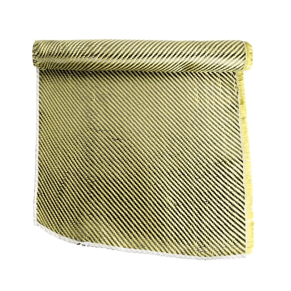 Carbon Fiber Hybrid Fabric Cloth 3K Twill Weave 220g 27 × 100 cm (10.63 × 39.37 inch) Yellow Black DIY Car Interior Drone RC Model Composite Material