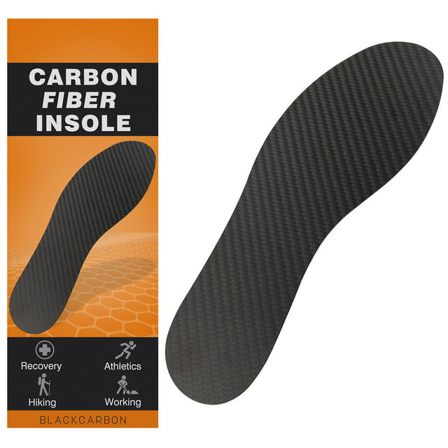 Carbon Fiber Insole, Rigid Insert for Foot Arthritis, Mortons Toe, Turf ...
