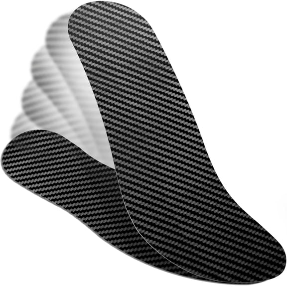 Carbon Fiber Insoles for Sport, Foot Support Performance Insoles for Athletes-Reduces Shock to Increase Energy Return & Injury-Preventing, Sport Insole fit for Playing Basketball,Soccer,Running