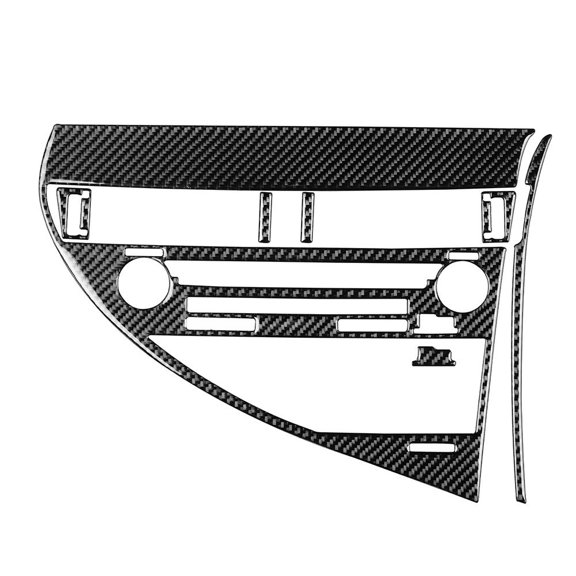 Carbon Fiber Interior CD Panel Frame Trim Cover For Lexus RX350 RX450h 2010-2012 Fangkenuo