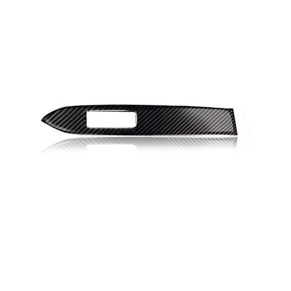 Carbon Fiber Interior Dashboard Panel Cover Trim Fit For Ford Mustang 2015-2019 Left Hand Driving