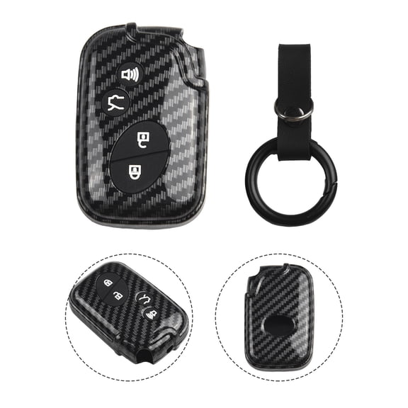 Carbon Fiber Key Fob Cover Compatible with For Lexus Models