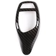 thumbnail image 1 of Carbon Fiber Look Gear Shift Knob Cover For BMW 1 2 3 4 5 6 Series X3 X5 X4 LHD, 1 of 5