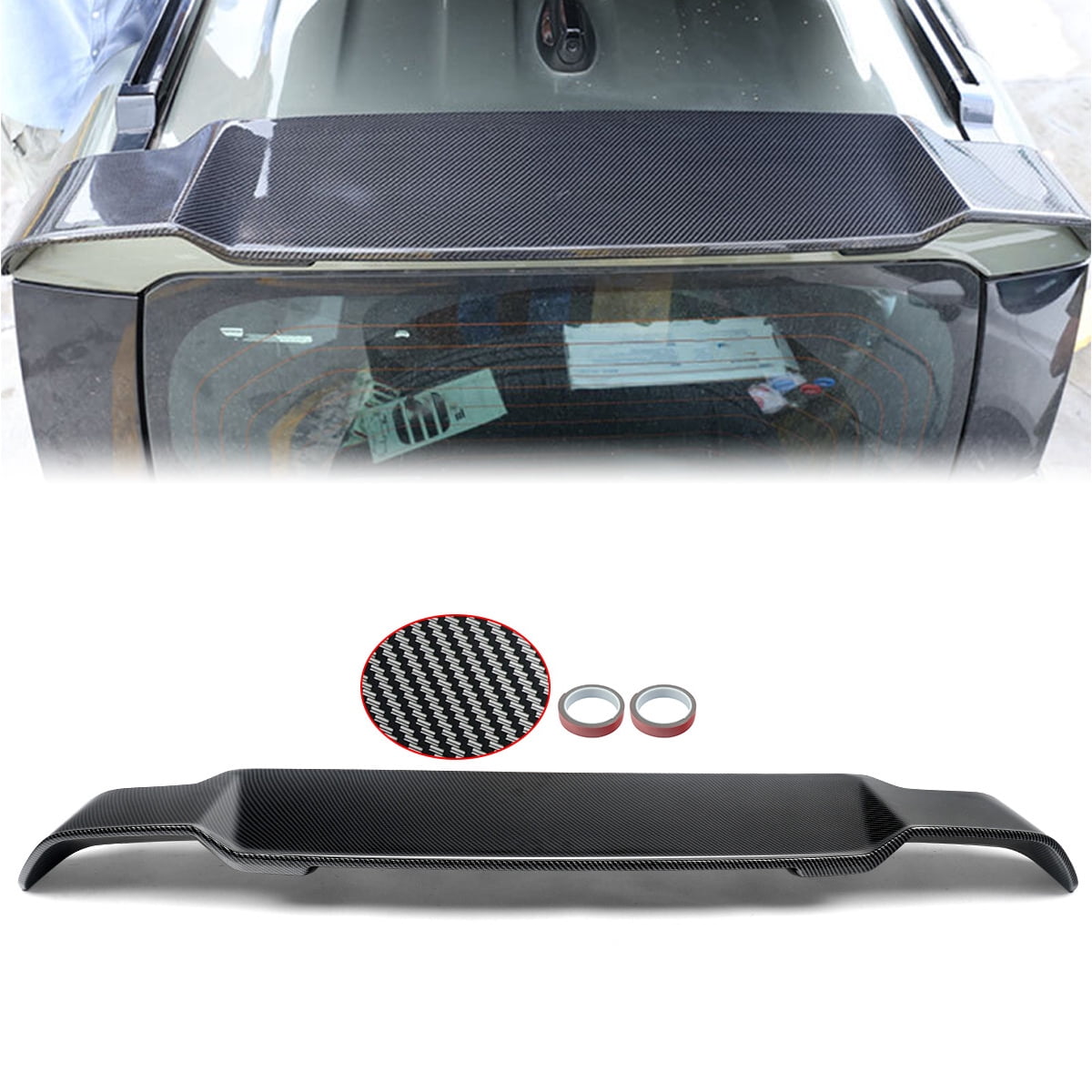 Carbon Fiber Look Rear Roof Spoiler Tail Wing Lip For Land Rover ...