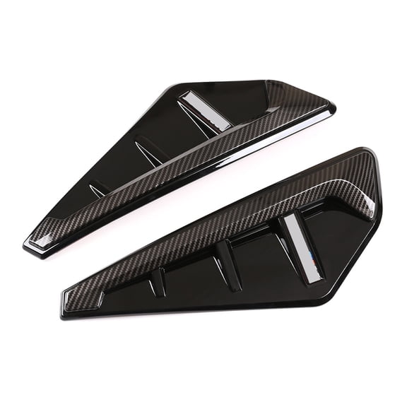 Carbon Fiber Look Side Wing Air Flow Fender Vent Covers For 2019-2022 BMW X5 G05 X5M