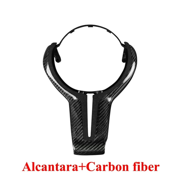 Carbon Fiber M Power Steering Wheel Trim Replacement M Sport Steering Wheel Covers for BMW M2 F87 M3 F80 M4 F82 M5 F10 M6 F06