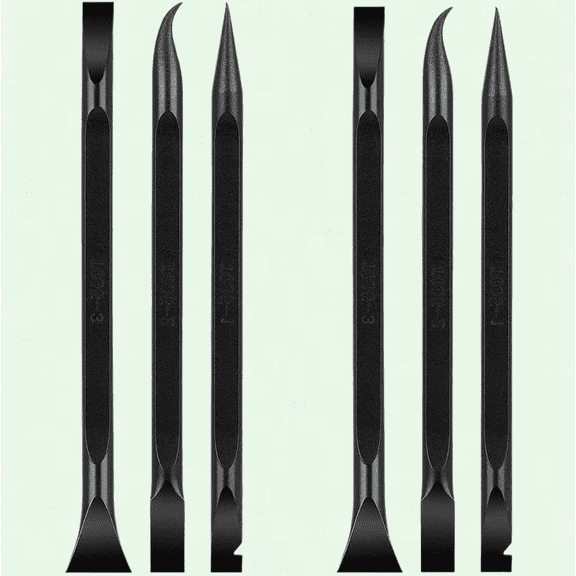 Carbon Fiber Multi-Purpose Scraper Set - 12 Pieces, Scratch Free Cleaning Tool for Tight Spaces and Gaps