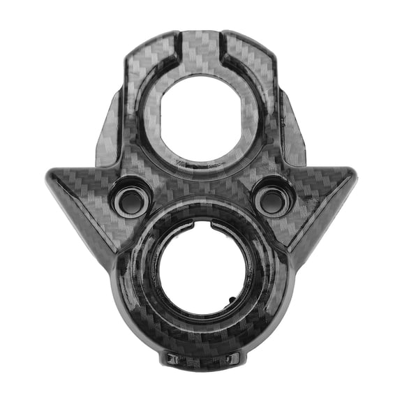 Carbon Fiber Pattern Central Control Decorative Ignition Key Switch Cover Trim Protective Guard Compatible with Light Bee X S X160 X260 Moto Accessories 12x11x3 Inches / 30.5x27.9x7.6 cm