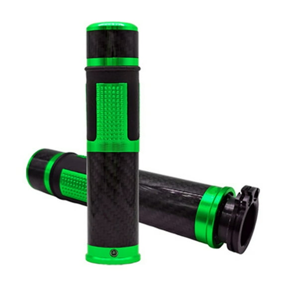 Carbon Fiber Pattern Motorcycle Handle Grips with Easy Installation ...