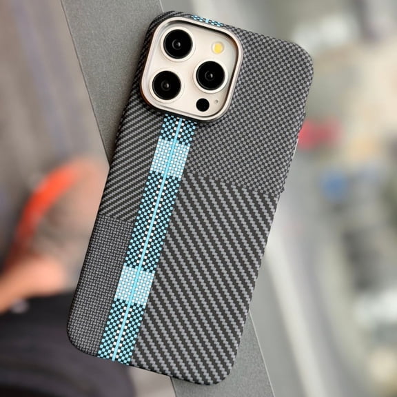 Carbon Fiber Patterned Luminous Magnetic Phone Case for iPhone13 Pro Max, iPhone14 Pro Max, iPhone16promax, iPhone16plus,iPhone16pro,iPhone16,iPhone15promax, iPhone15plus,iPhone15pro,iPhone15